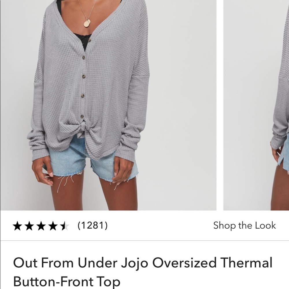 grey thermal sweater from urban
